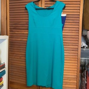 Worthington Teal Sheath Dress Sz 12